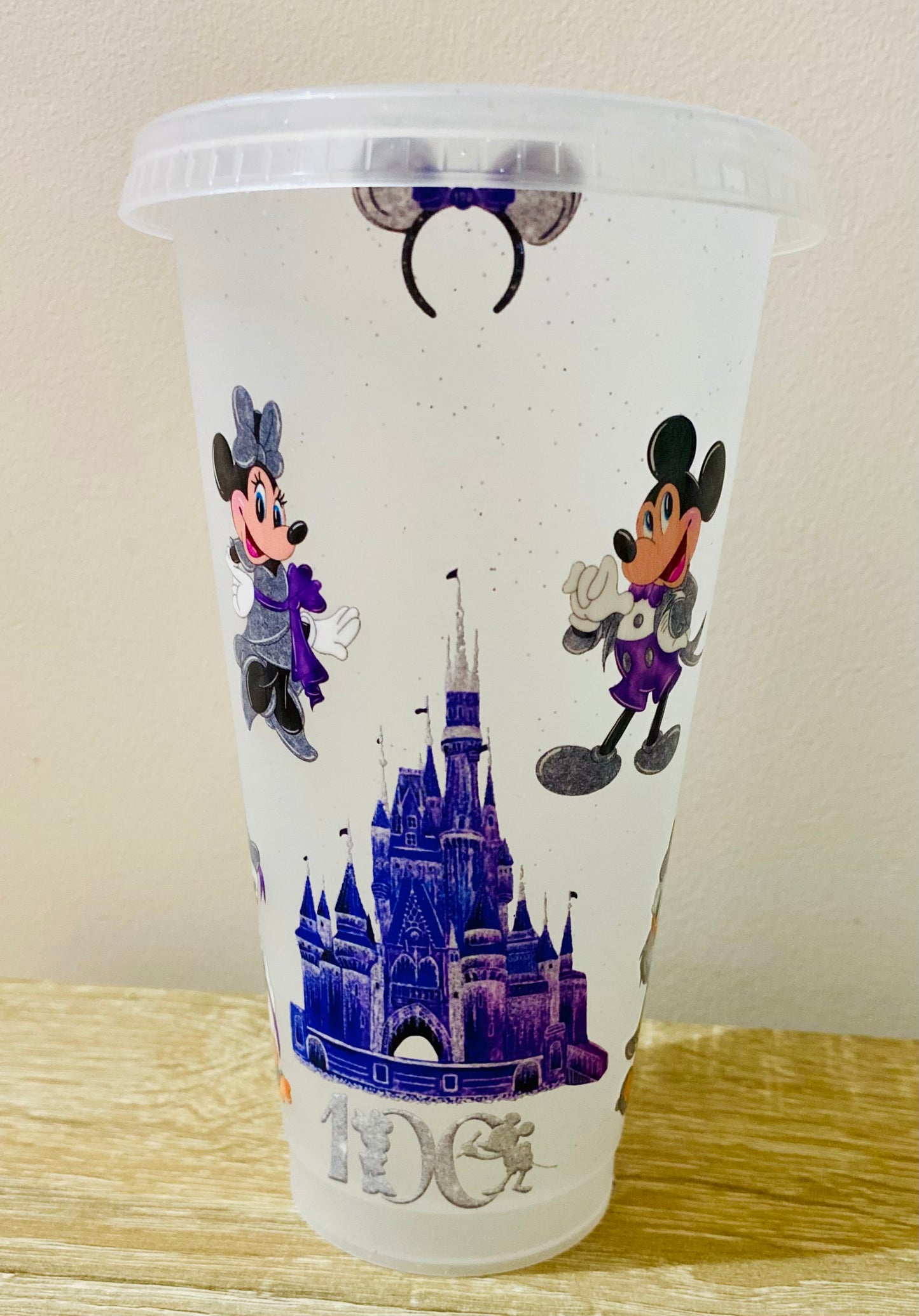 Mouse glitter cold cup