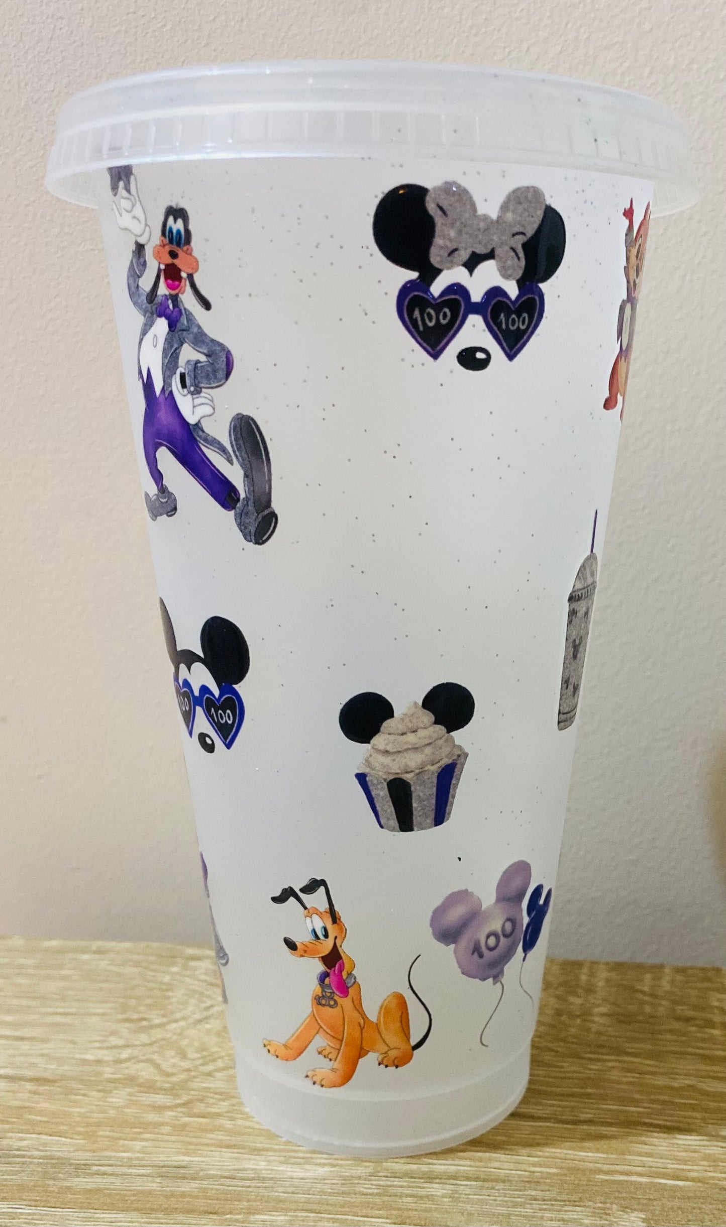 Mouse glitter cold cup